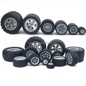 ชุดของเล่นตัวต่อเทคนิคเพื่อการศึกษา ชุดประกอบล้อรถมอเตอร์ไซค์ ชุดตัวต่อสร้างสรรค์ MOC ยางล้อ-56145 56908 44309 - Product Image 1