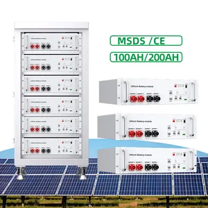 EU warehouse 48v 200ah 10kwh lifepo4 Home Energy Storage System 51.2V Low High Voltage Rack Lithium Battery