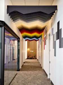 <span class=keywords><strong>Pannelli</strong></span> Acustici Moderni per Appartamenti, Deflettori Acustici Sospesi in PET Poliestere con NRC 0.9 e Spessore 9mm - Product Image 3