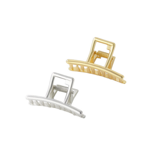 Pince à cheveux en métal Angelina 4,5 cm, petite barrette à une seule griffe pour femmes et filles, accessoires pour cheveux - Product Image 1