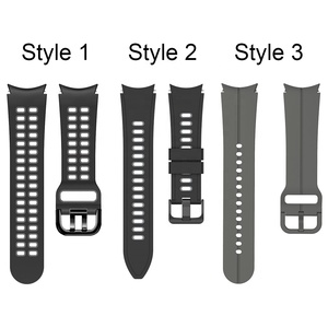 Correa deportiva para <span class=keywords><strong>Samsung</strong></span> Galaxy Watch 5 <span class=keywords><strong>Pro</strong></span> 45mm / <span class=keywords><strong>Watch5</strong></span> 44mm 40mm / Watch 4 Classic 46mm 42mm correa de silicona pulsera de reloj - Product Image 2