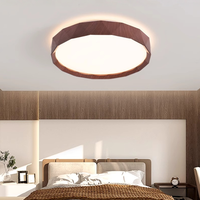Plafonnier LED en acrylique à montage en surface pour salon et chambre à coucher, design minimaliste moderne, interrupteur rond, éclairage intelligent pour la maison