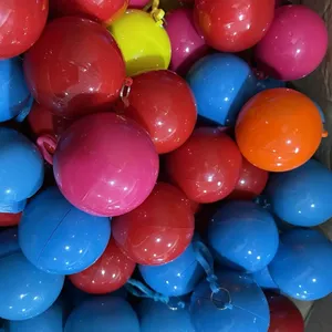 H496 -2 креативный пластиковый одноразовый наружный походный Кемпинг портативный Сферический чехол дождевики рекламная цепочка для ключей дождевик мяч