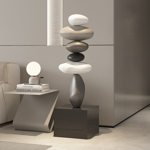 Adornos de suelo grandes de resina ecológica de gama alta, escultura artística, sofá para sala de estar, mueble de TV, accesorios para el hogar creativos - Product Image 3