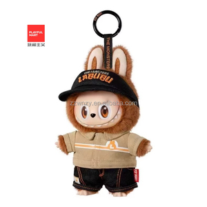 100% originale POPMART Labubu minimarket biglietto appeso in vinile peluche bambola portachiavi regalo peluche bambola scatola cieca - Product Image 1