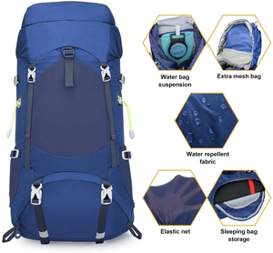 Custom Made Waterproof Lightweight USB Outdoor Sports <b>Backpack</b> for Men with Air Cushion Belt-Customizable Logo & Size - Product Image 4