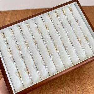 多风格几何立方氧化锆耳环925银18k镀金防过敏时尚女性饰品 - Product Image 4