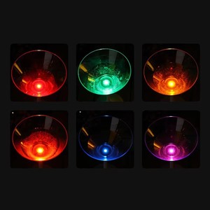 Tasses tasse en verre Led vin Champagne flûte verres eau liquide activé clignotant Led lumière Champagne verre pour mariage - Product Image 6