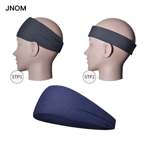 Bandeaux de sport pour hommes, anti-<span class=keywords><strong>transpiration</strong></span>, antidérapants, pour l'entraînement, la course à pied, le cyclisme, le football, le yoga - <span class=keywords><strong>Bandeau</strong></span> multi-sports - Product Image 5