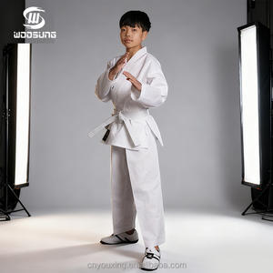 Combinaison d'arts martiaux respirante unisexe Woosung, uniforme <span class=keywords><strong>de</strong></span> karaté, uniforme <span class=keywords><strong>de</strong></span> karaté - Product Image 6