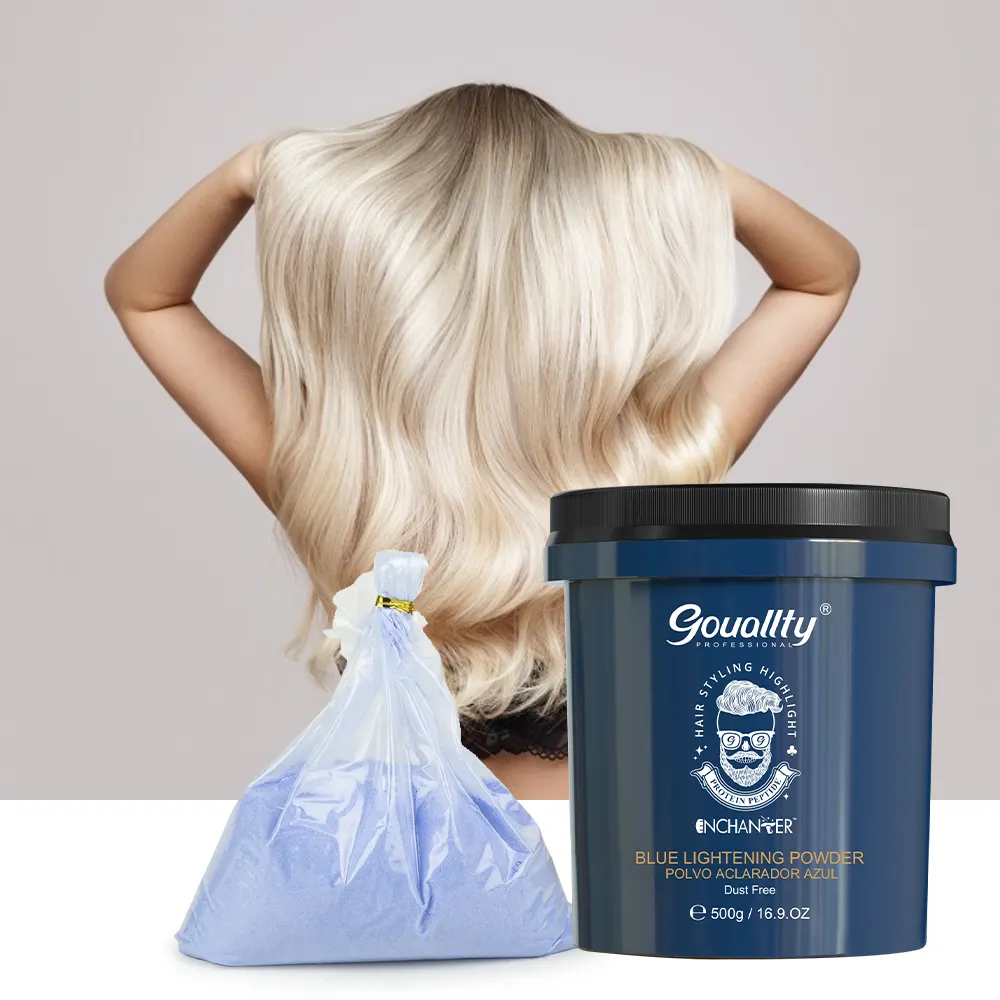 customization label hair color remover dust free hair bleaching powder