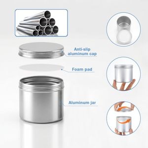 Caja de Aluminio Hermética de Grado Alimenticio de 350 ml, Contenedor de Aluminio, Tarro de Aluminio con Tapa de Rosca - Product Image 3