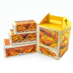 Wholesale disposable Custom Printed takeaway Fried Chicken Box