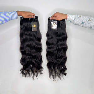 Bodywave indio virgen crudo ondulado recto cabello tejido rizado brasileño crudo visón cabello humano Wefted paquete extensiones de cabello natural - Product Image 2