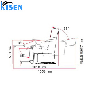 Silla de Peluquería Ajustable Kisen, Silla Giratoria para Estilista con Ruedas, Silla para Técnico de Salón - Product Image 5