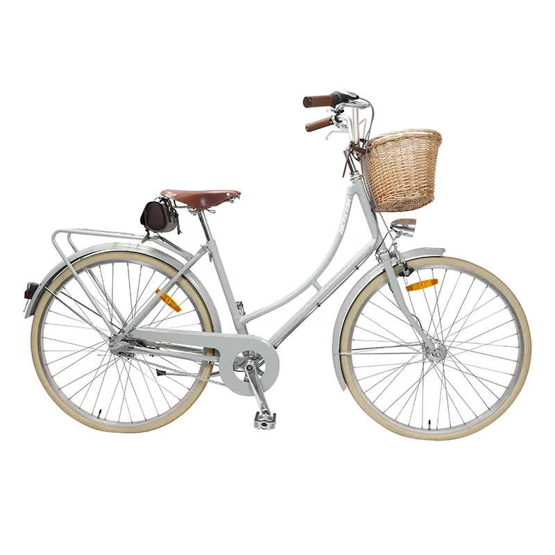 Bicicleta de ciudad holandesa de 6 velocidades Vintage clásica de 26 "para mujer, Bicicleta de ciudad usada de segunda mano, venta en línea