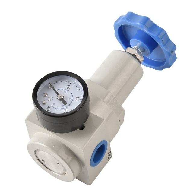 QTYH Series High Pressure Air Pneumatic Regulator With Gauge Air Source Treatment