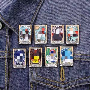 Al por mayor: Pines, broches y insignias metálicos de la serie Dark Original, bonitos, de anime, <span class=keywords><strong>manga</strong></span>, bidimensionales, de dibujos animados y de tarot, como artículos periféricos y souvenirs - Product Image 2