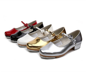 <span class=keywords><strong>Chaussures</strong></span> de <span class=keywords><strong>claquettes</strong></span> rouges pour filles, vêtements de danse pour enfants, vente en gros, professionnelles, bon marché - Product Image 4
