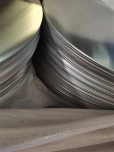 Disque en <span class=keywords><strong>aluminium</strong></span> souple de qualité supérieure en alliage 1050 HO, tempérament pour emboutissage profond, pour casseroles et poêles, service de découpe, couleur personnalisée - Product Image 4