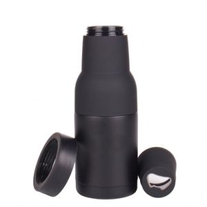Thermos 3 en 1 multicolores personnalisables avec logo, pour soda, bière et canettes, avec ouvre-bouteille - Product Image 2