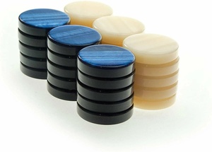 Acrílico plástico colorido damas Backgammon piezas <span class=keywords><strong>de</strong></span> <span class=keywords><strong>ajedrez</strong></span> a medida fiesta en CASA MESA juego piezas para adultos niños jugar Juguetes - Product Image 2