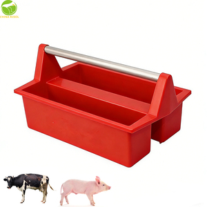 Nuevo Equipo Agrícola, Caja <span class=keywords><strong>de</strong></span> Herramientas Veterinaria <span class=keywords><strong>de</strong></span> Plástico, Cesta <span class=keywords><strong>de</strong></span> Herramientas Verde para Granja <span class=keywords><strong>de</strong></span> Cerdos - Product Image 3