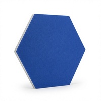 Panneau acoustique hexagonal en feutre, tuile insonorisante, décoration silencieuse pour bureau et salle de réunion