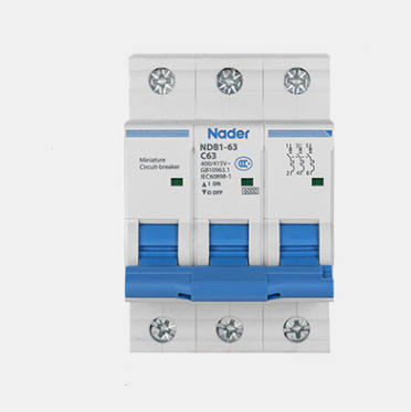 High Quality Professional Manufacturer Electrical Equipment Nader Circuit Breaker NDB1-63 3P Miniature Circuit Breaker