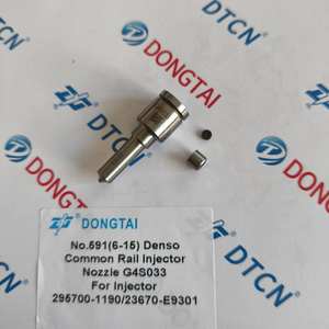 NO.591(6-15) TOPDIESEL Buse à rampe commune G4S033 pour injecteur 295700-1190 23670-E9301 - Product Image 2