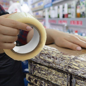 Cinta de Embalaje Transparente de Alta Calidad BOPP de una Sola Cara, Activada por Agua, Adhesivo Acrílico Sensible a la Presión, Cinta Impermeable - Product Image 3