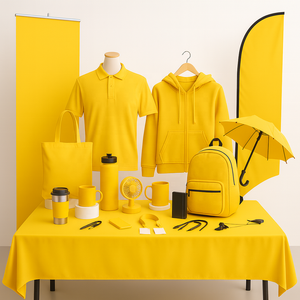 Best Value Trade Fair Merchandise Pack with Lanyards Notebook Bottle and Bag for Customer Promotion Campaigns