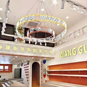 Enseigne néon <span class=keywords><strong>LED</strong></span> <span class=keywords><strong>circulaire</strong></span> personnalisée alimentée par transformateur – Lumière de logo suspendue en acrylique pour bar, restaurant, magasin, publicité commerciale - Product Image 4