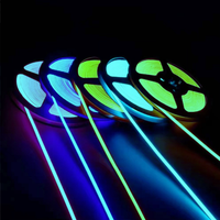 Tira de Luz LED COB de Silicona Flexible de Alto Brillo de 3MM 4MM 5MM 8MM, 5V de Bajo Voltaje, Personalizable, 24V, Color RGB