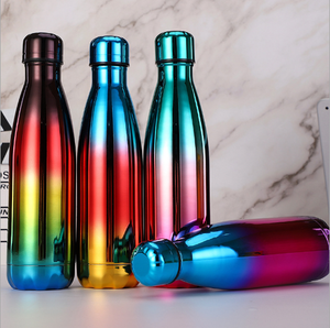 2019 Nouveautés Mince <span class=keywords><strong>Alcaline</strong></span> <span class=keywords><strong>Bouteille</strong></span> <span class=keywords><strong>D</strong></span>'<span class=keywords><strong>eau</strong></span> <span class=keywords><strong>En</strong></span> Acier Inoxydable Avec UV Peinture Couleur Or 500ml - Product Image 4