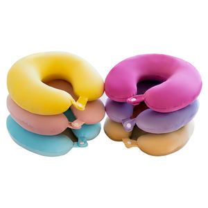 Oreiller de voyage portable en mousse à mémoire de forme, oreiller de voyage pour le cou, oreiller en forme de U pour avion - Product Image 2