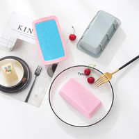 Forma de silicone para molde, pequeno retangular antiaderente de silicone, caixa de molde para folhas de pão, bandeja, sanduíche, bolo, panela, molde