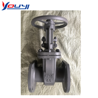 Vanne à opercule YOUYI en acier au carbone GOST 5762 A216 WCB avec volant, modèle Z41H-16C, 6,3 Mpa, 8'/DN200