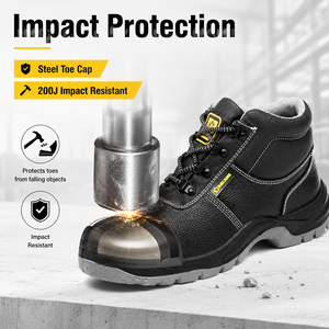 Chaussures <span class=keywords><strong>de</strong></span> <span class=keywords><strong>sécurité</strong></span> pour hommes à double densité en PU, avec embout en acier, anti-perforation, pour travaux <span class=keywords><strong>de</strong></span> construction - Product Image 3