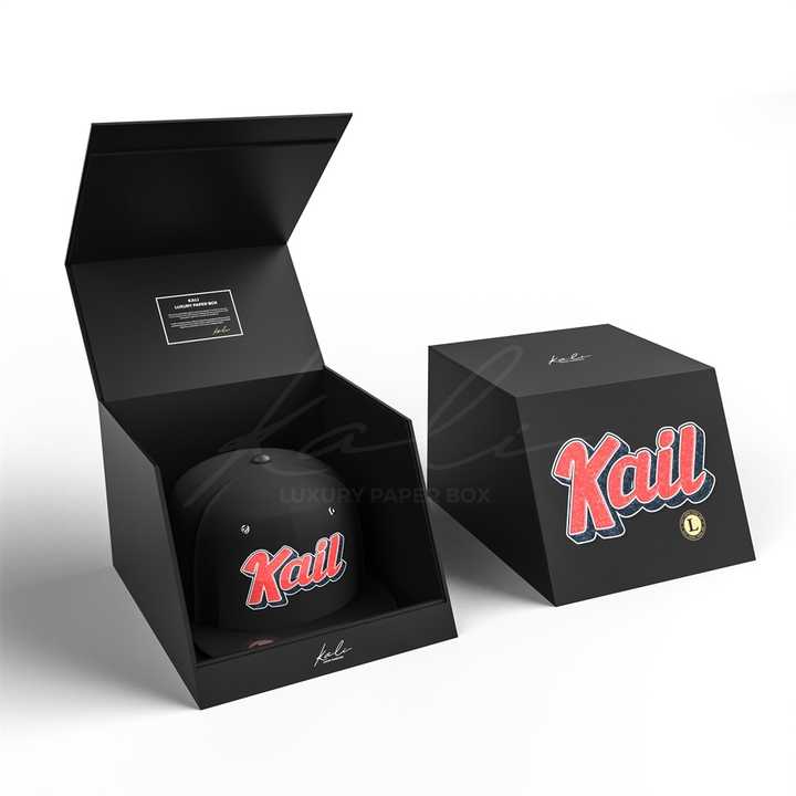 Custom Cardboard Rigid Snapback Hat Packaging Boxes