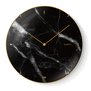 Đồng Hồ Treo Tường Giả Đá Cẩm Thạch Tròn 14 Inch Bán Chạy Đồng Hồ Trang Trí Đồng Hồ Đá Cẩm Thạch Trắng Trơn Mạ Vàng - Product Image 6