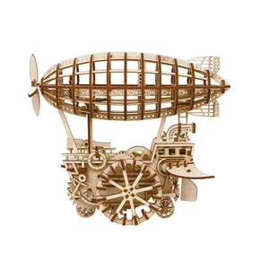 Robotime Rokr Entrepôt américain <span class=keywords><strong>Prix</strong></span> d'usine LK702 Véhicule aérien Jouets à assembler Puzzles en bois <span class=keywords><strong>3D</strong></span> - Product Image 3