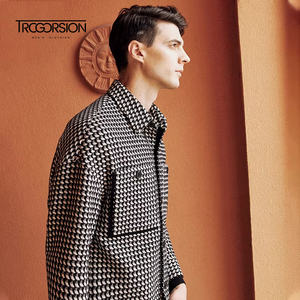 2025 hommes coupe ajustée <span class=keywords><strong>pied</strong></span> <span class=keywords><strong>de</strong></span> <span class=keywords><strong>poule</strong></span> Blazer décontracté italien simple boutonnage mariage bal fête costume grande taille peigné affaires costumes - Product Image 4