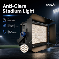 Projecteur LED anti-éblouissement Hishine Hi Titan 500W 1000W 1500W sans scintillement pour l'éclairage des terrains de football