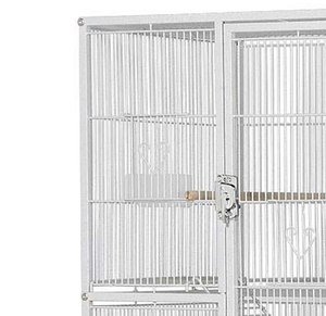OEM ODM Vente en gros Cage à oiseaux extra <span class=keywords><strong>large</strong></span> de 69 pouces Cage à perroquet en métal pour animaux de compagnie avec support mobile et roues - Product Image 6