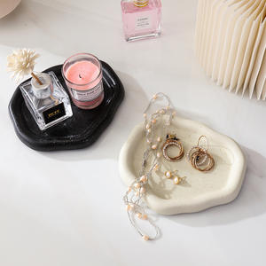 Wholesale Oriental Style Rock Elegant <strong>Ceramic</strong> Ring Tray Dish Shaped <strong>Jewelry</strong> Display Plate <strong>Jewelry</strong> Storage <strong>Box</strong> - Product Image 2
