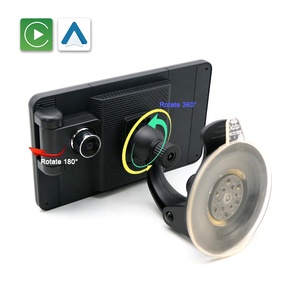 Xách tay 7inch Carplay màn hình cảm ứng Android tự động màn hình hiển thị DVR 4K + ahd1080p kết nối Bluetooth GPS navigation - Product Image 2