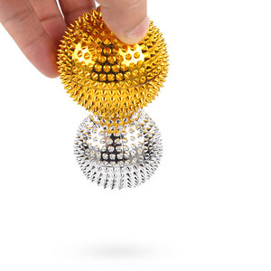 Productos de Venta caliente 2023 5,6 cm alivio del estrés Bola de acupuntura magnética aguja masaje terapia mano rodillo bola productos de masaje - Product Image 5