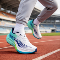 Chaussures de sport personnalisées avec logo, baskets pour hommes, légères, respirantes, chaussures de course professionnelles pour marathon