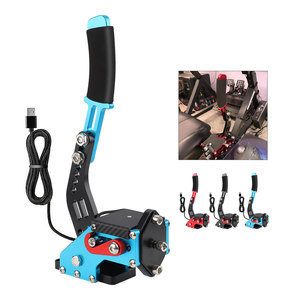 Frein à main pour jeux de course, en alliage d'aluminium, frein linéaire USB pour simulateur de jeu PC Steam Deck, rouge, bleu, noir - Product Image 3